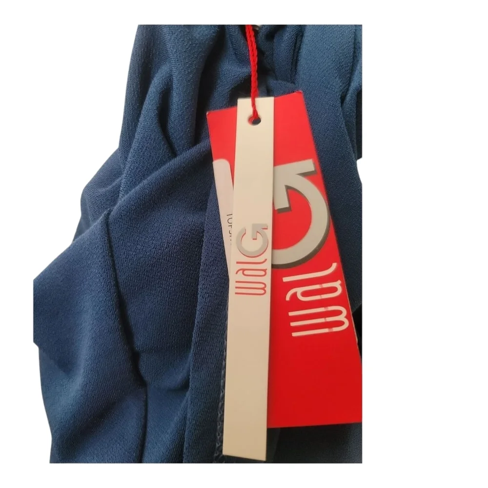 ✨️NWT✨️ WAL-G - Small Elegant Blue Midi Dress - Picture 5 of 8